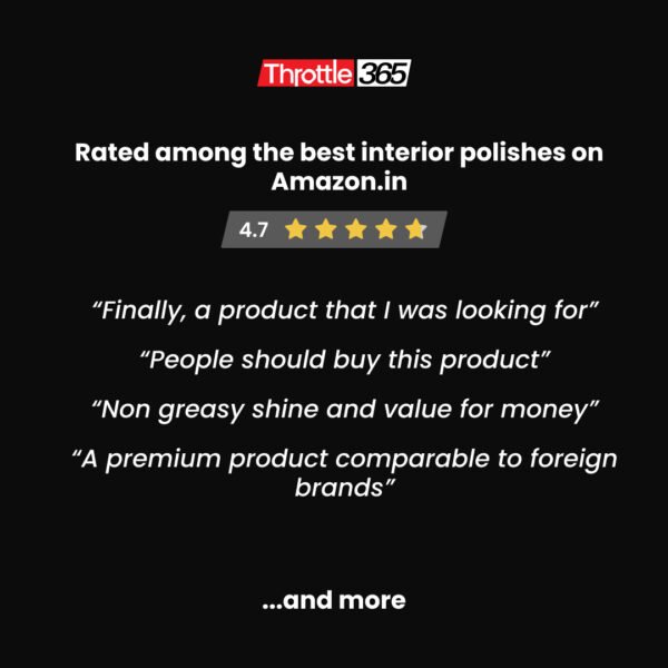Interior & Upholstery Polish with Hybrid Wax (300ml) - Image 5